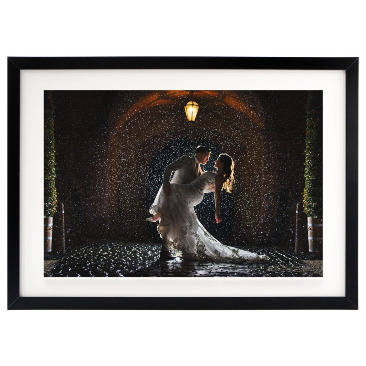 ギャラリーフレーム クラシックスクエアブラック ボード付（糊付） A2