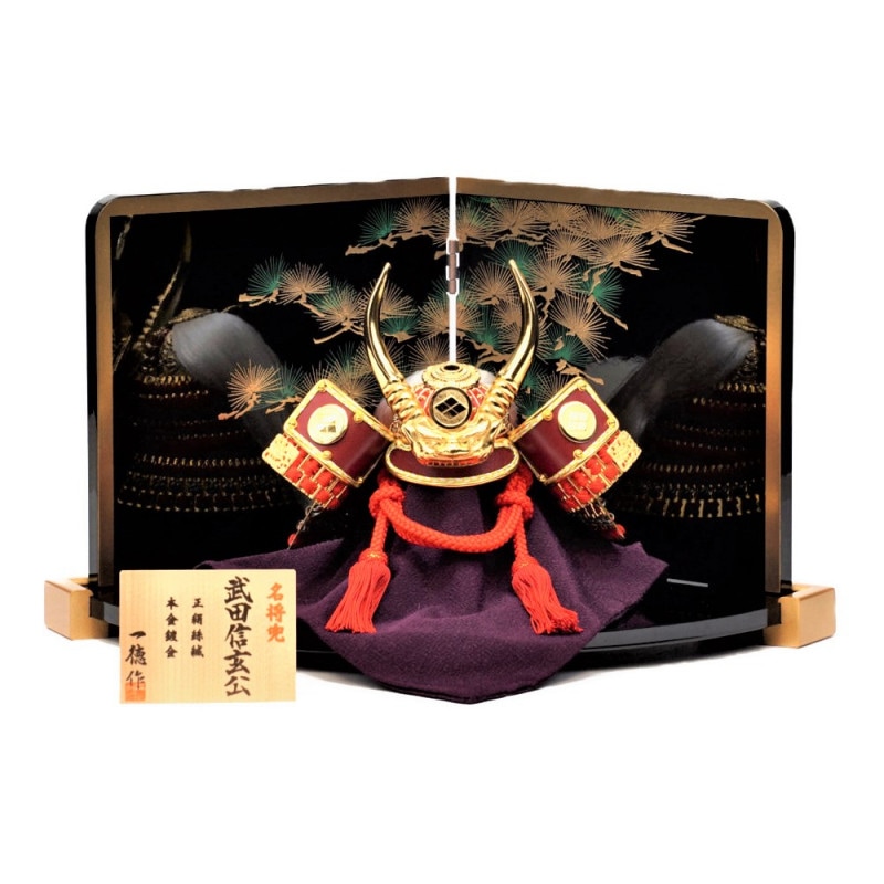 五月人形】8号 いぶし銀昇龍 収納兜飾り〈皇宸作〉 ｜雛人形・五月人形