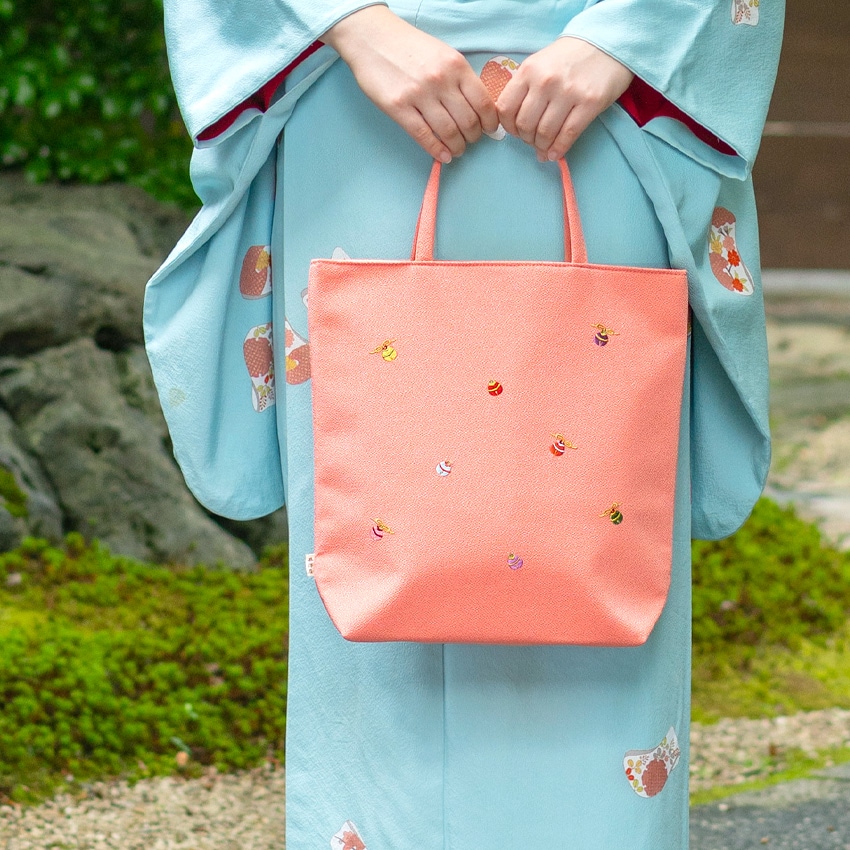 道中バッグ「小鈴」｜和装バッグ 着物用トートバッグ