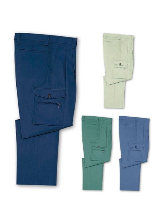 TomoeSAKURA】 14002 ツータックカーゴパンツ [春夏]通販ページ│自重