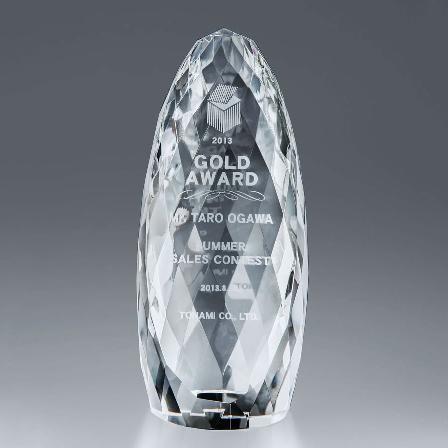 オリジナルデザインクリスタルトロフィー JP-VOT.227 | オリジナル