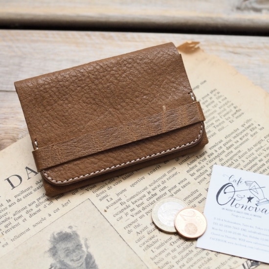 送料無料】名刺入れ（キャメル）【レザークラフトキット（SL-700EX専用