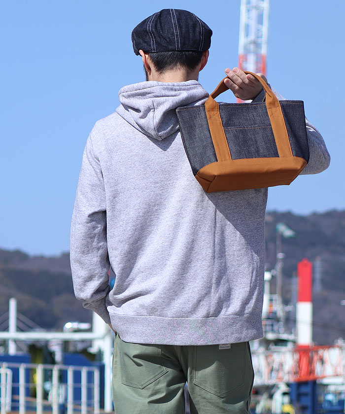 21oz Denim Combo Tote Bag M Size / 21oz デニムコンボトートバッグ M