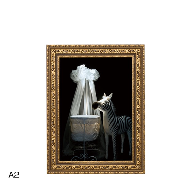 アールデコフレーム ゴールド(各サイズ)│アンティーク調の装飾