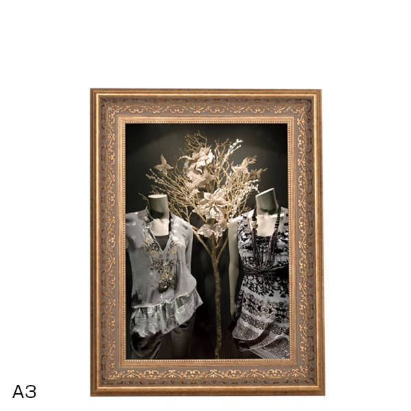 EXアールデコフレーム ゴールド(各サイズ)│アンティーク調の装飾