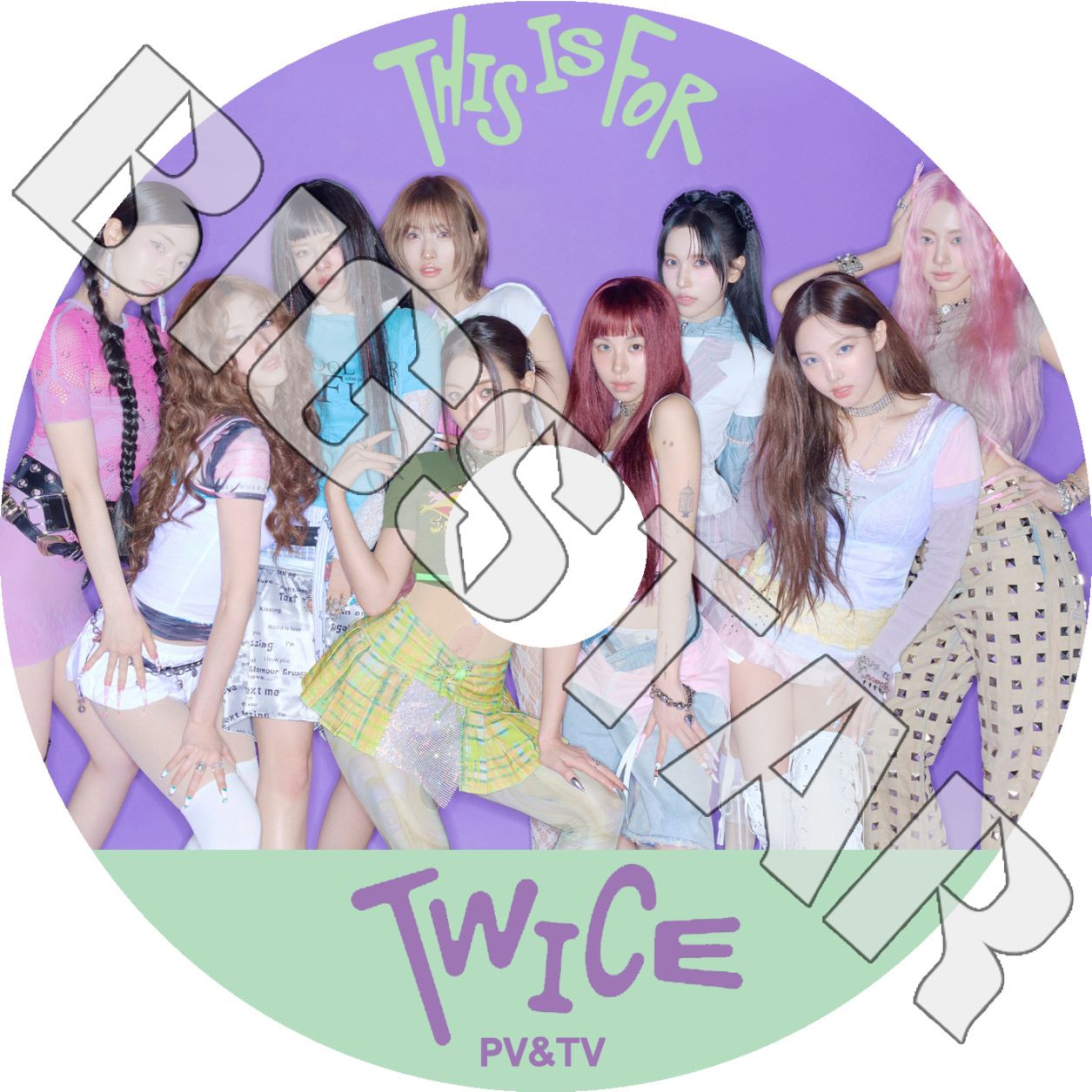 K-POP DVD TWICE 2025 PV/TV - THIS IS FOR Strategy ONE SPARK I GOT