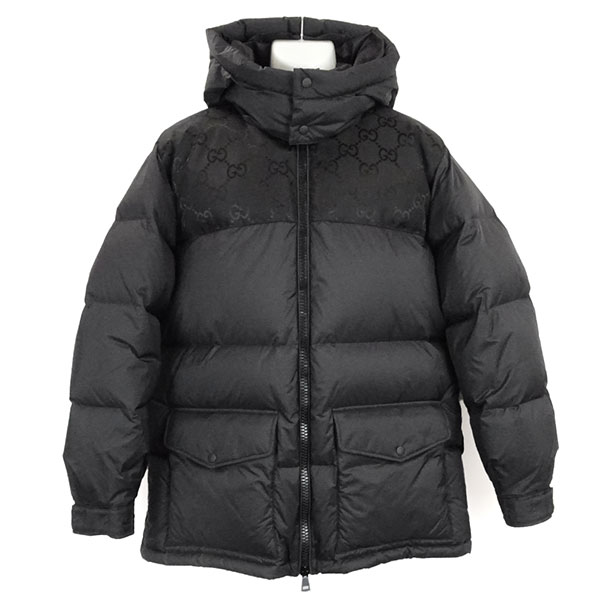 グッチ ダウンジャケット メンズ GUCCI 762558 Z8BNG 1000 ブラック
