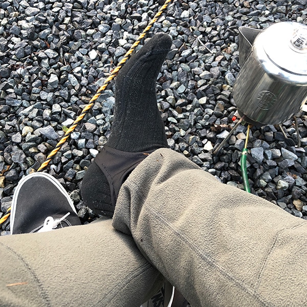 あんよのこたつ（ヒーター付きソックスMLサイズ）