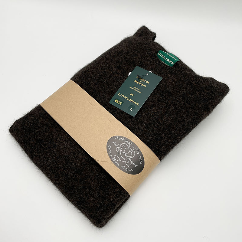 MADE IN NEW ZEALAND ポッサムメリノ クルーネックジャンバー