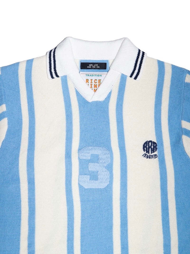 RICE NINE TEN (ライスナインテン) / KNITTED SOCCER SHIRT (LIGHT
