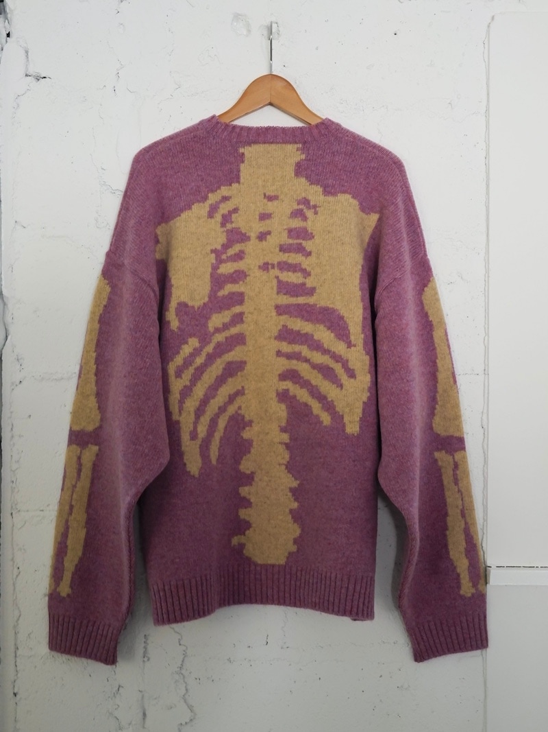 KAPITAL(キャピタル) / 5G ウール BONEクルーセーター (L.パープル