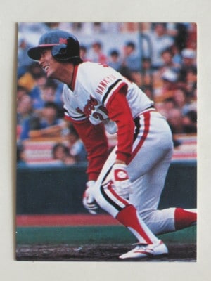 80048 カルビープロ野球カード 80年 No.48 阪急 蓑田浩二 大判 A 枠