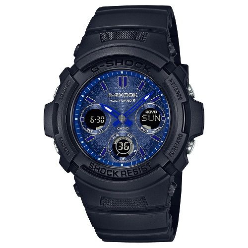 CASIO G-SHOCK AWG-M100SBP-1AJF メンズ BLUE PAISLEYシリーズ