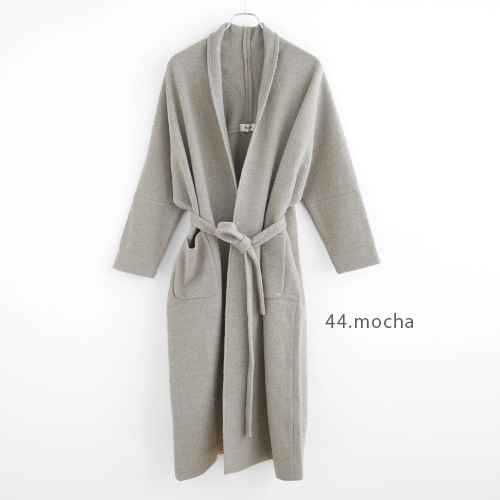 e213k117) / evam eva(エヴァムエヴァ) / press wool robe coat(プレス