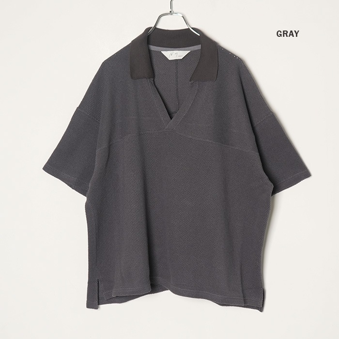 ○(anc-ct100) / ANCELLM (アンセルム) /S/C FOOTBALL SHIRT