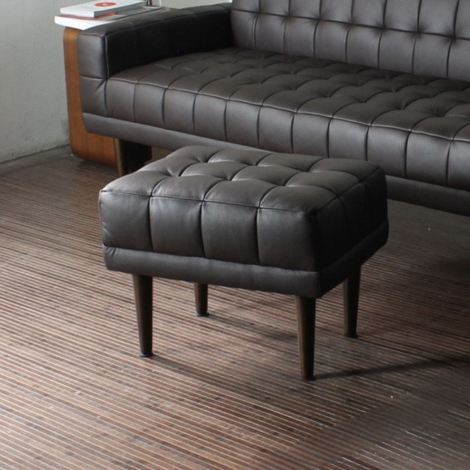 オットマン スツール チェア ローソファー 1人掛け用ソファー 本革