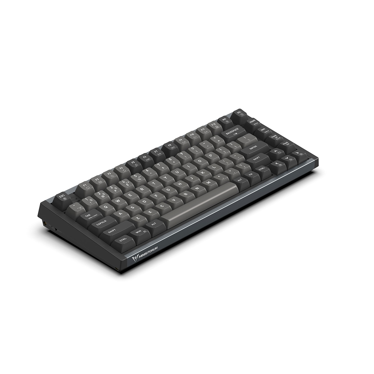 MINISFORUM キーボード MKB-i83 オブシディアンブラック Kailh赤軸を