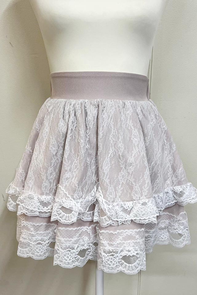 マリームーン サイドレースデニムバニー ホワイト 【公式通販】