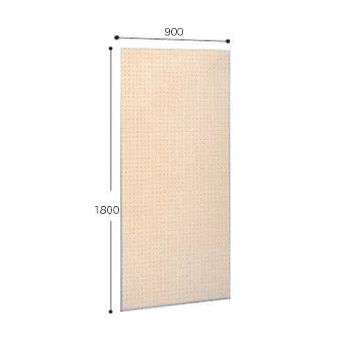 展示パネル 有孔ボード 幅1800×高さ900mm NTZ-918（商品番号：hntz-918