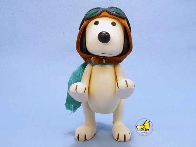 ビンテージ Determined '68 スヌーピー Pocket Doll Flying Ace ソフビ