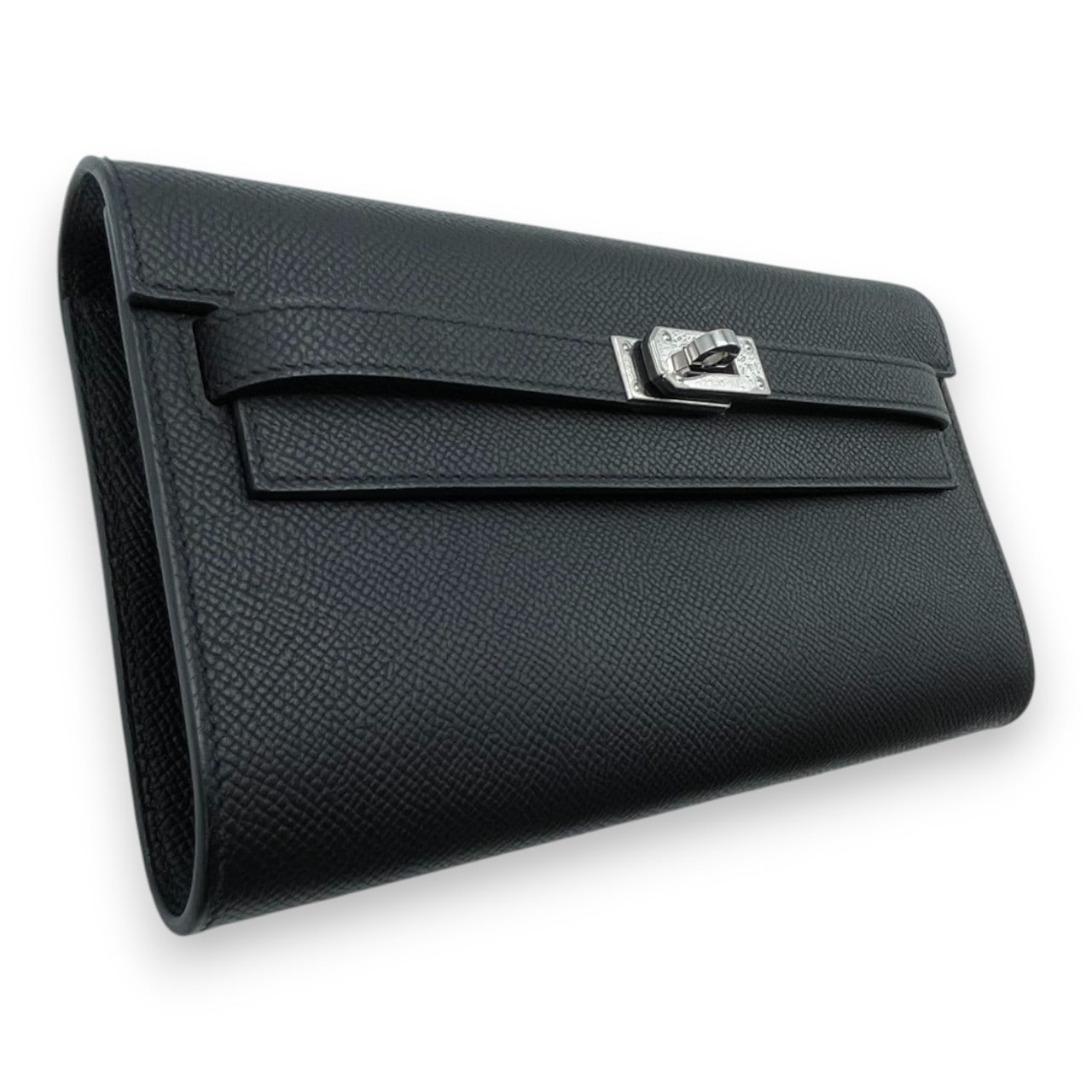 エルメス ケリートゥーゴー ノワール エプソン シルバー金具 K刻印