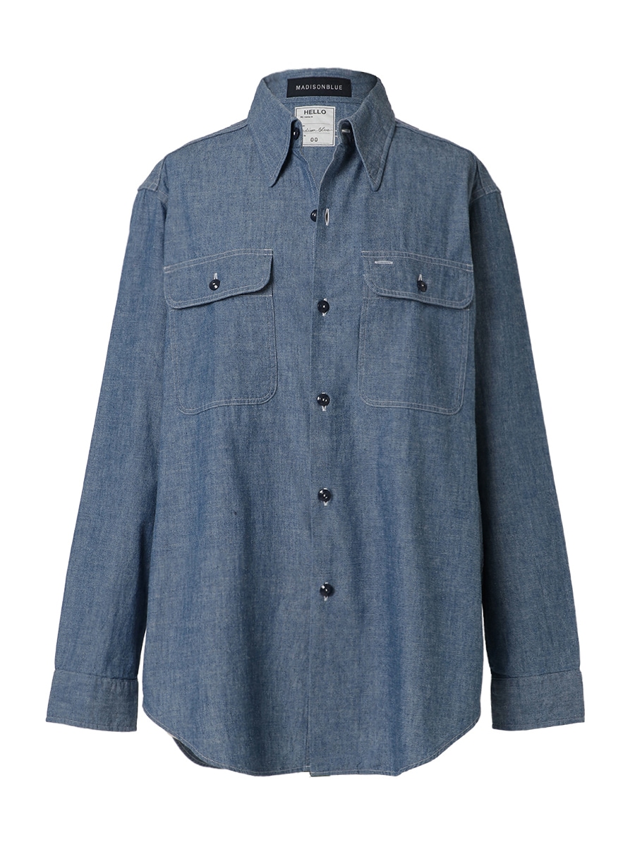 HAMPTON CHAMBRAY SHIRT(OW) | UNISEX | MADISONBLUE