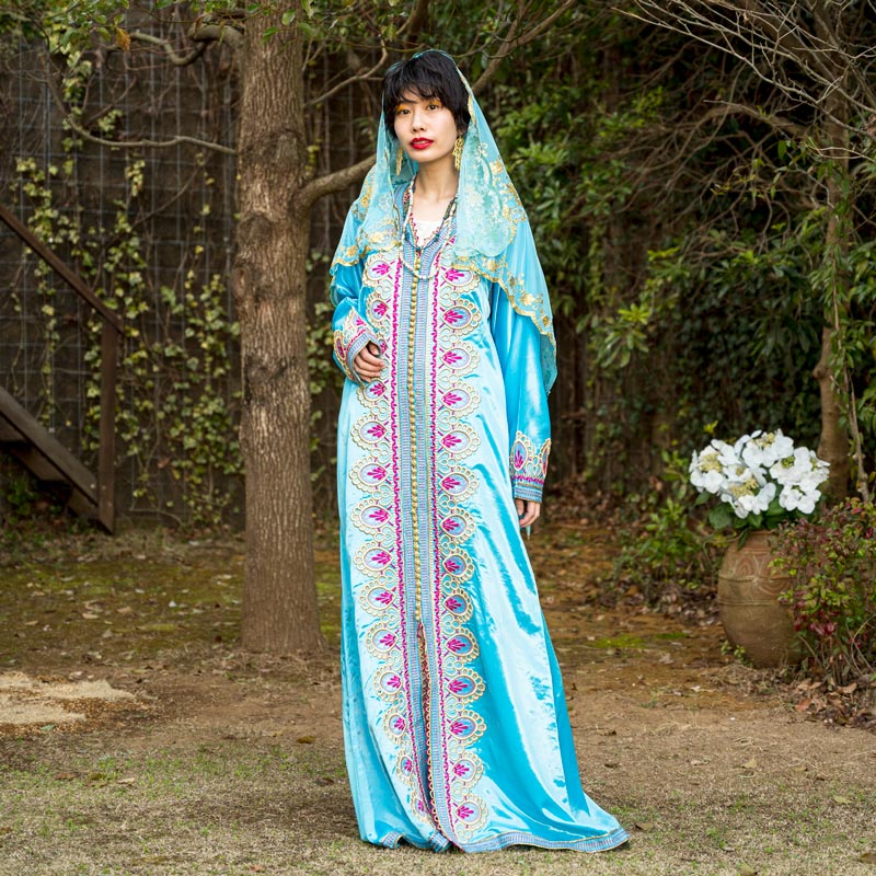 モロッコカフタンドレス E｜マライカ公式通販