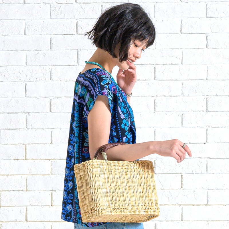 モロッコストローバッグ かごバッグ｜マライカ公式通販