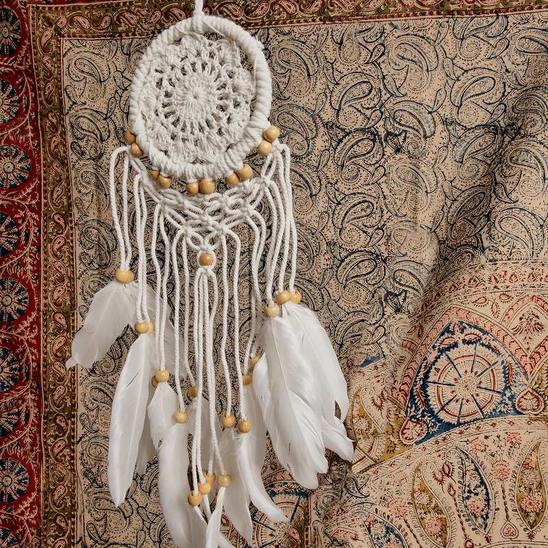 刺繍ドリームキャッチャー 【メール便可】｜マライカ公式通販