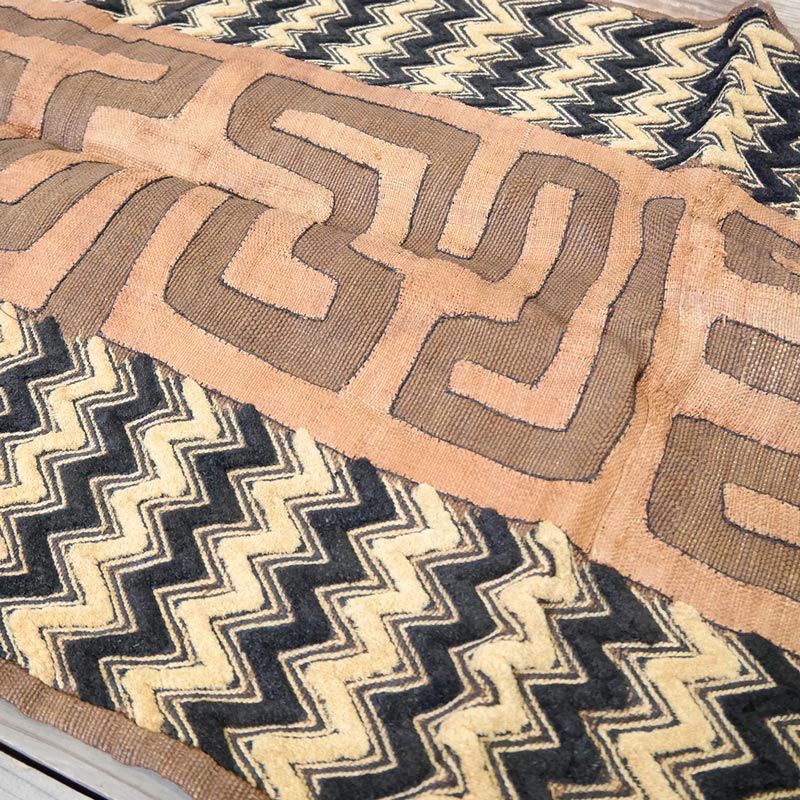 クバ布×草ビロード 60cm×115cm ラフィア椰子布｜マライカ公式通販