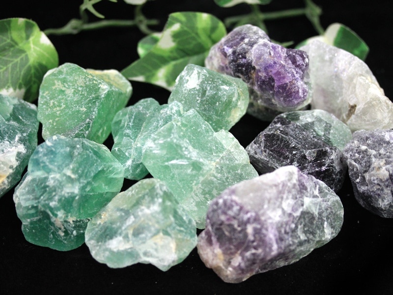 天才の石！人気のカラー☆天然原石/フローライト(fluorite,蛍石）原石