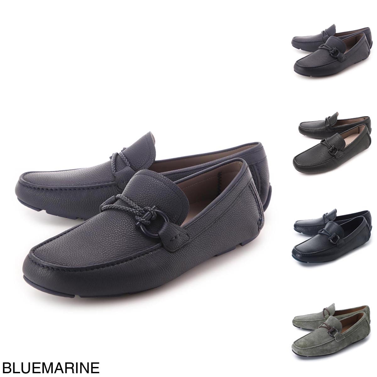 FERRAGAMO フェラガモ ドライビングシューズ/スリッポン/FRONT 4