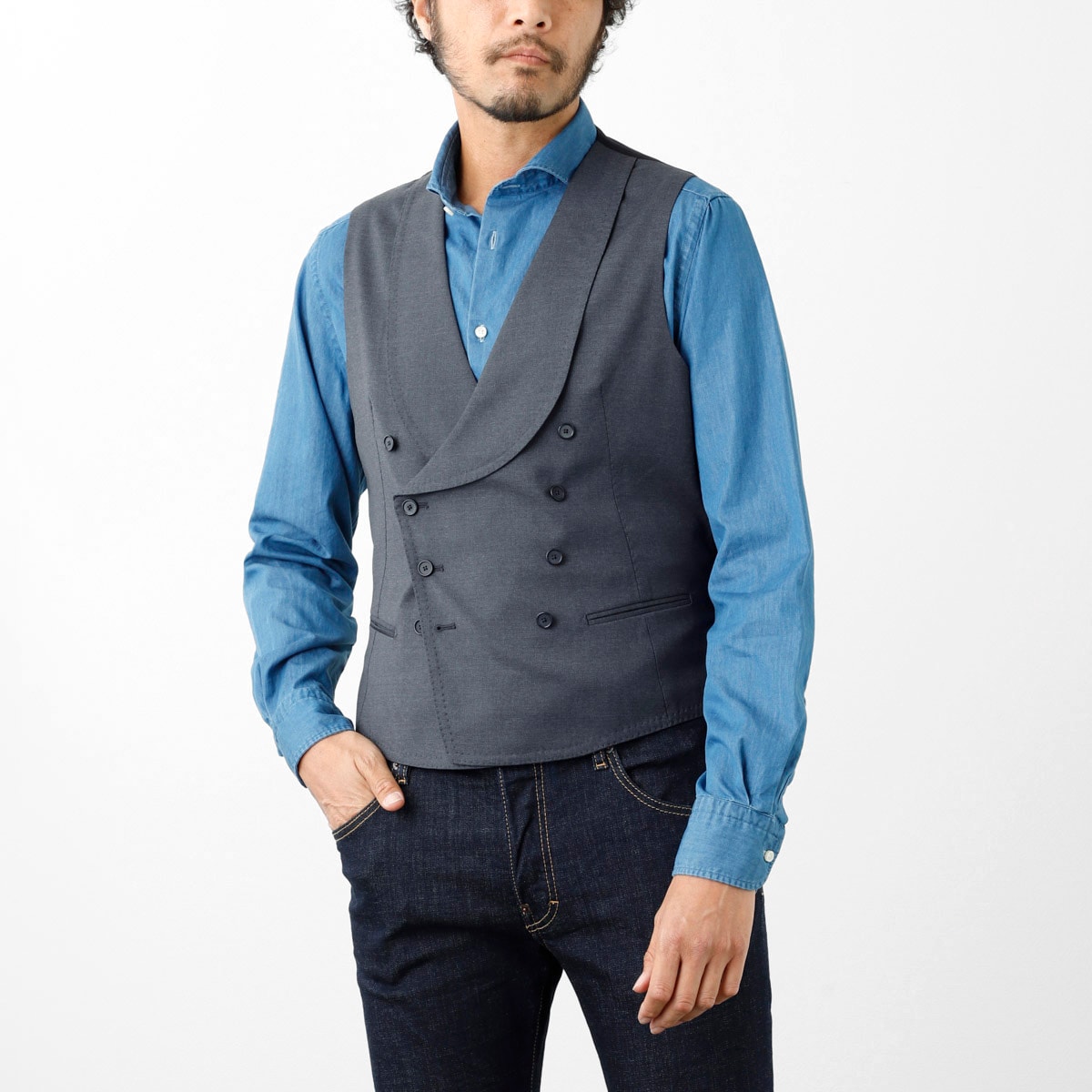 アウトレット】TAGLIATORE タリアトーレ ベスト/ジレ/BEN F【大きい