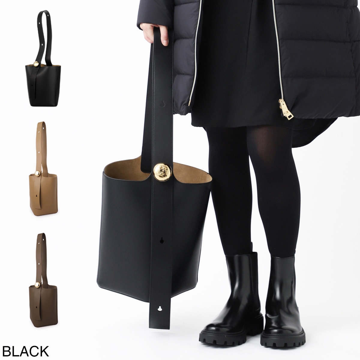 LOEWE ロエベ バケットバッグ 3WAY/ショルダーバッグ/PEBBLE BUCKET