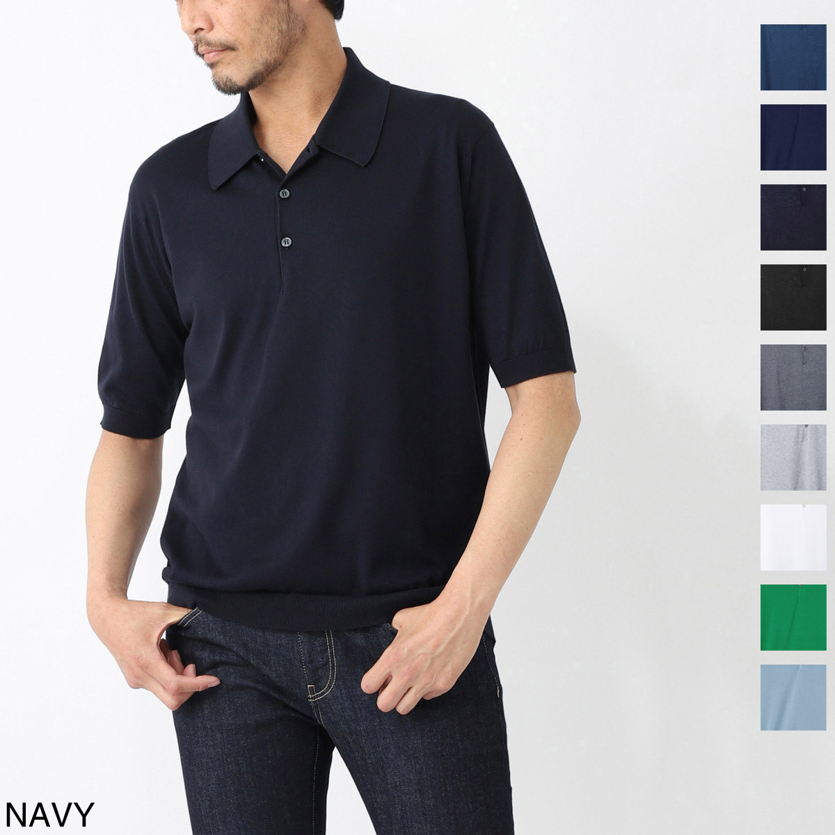 メンズ・ブランド一覧,□ J,JOHN SMEDLEY,トップス,ポロシャツ