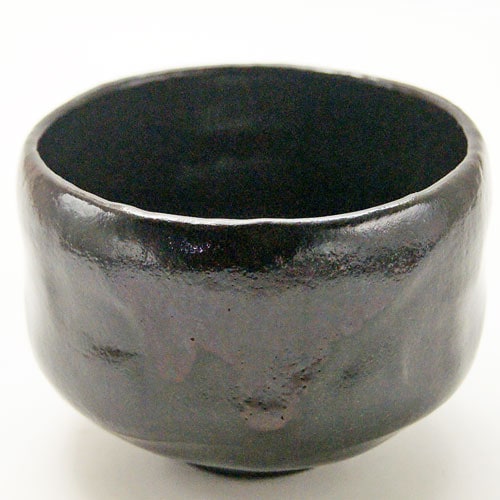 抹茶碗 黒楽茶碗 佐々木松楽 作 通年物の通販は【茶道具のみのる園】