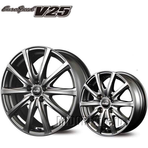 EuroSpeed V25｜17インチ×7.0〈4枚〉｜ユーロスピード V25｜アルミ