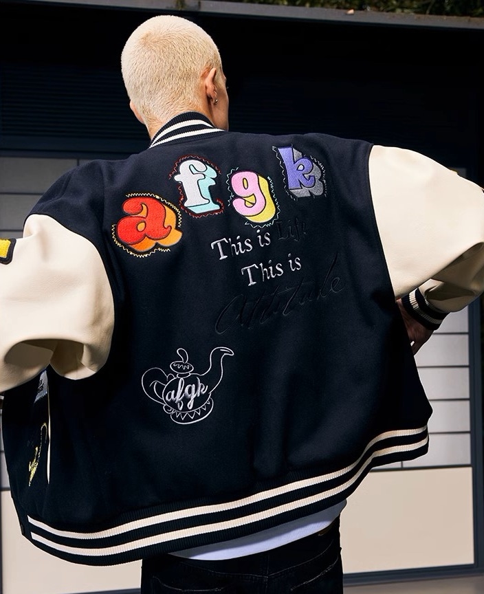 AFGK 2023FW 6周年記念モデル スタジャン グラフィティ ベースボール