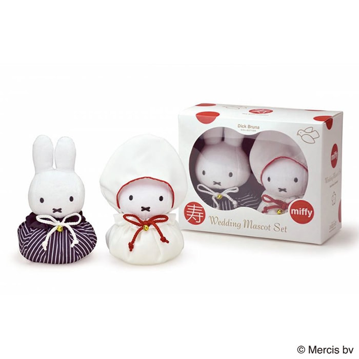 ミッフィー ウェディングマスコットセット 和装|【ぬいぐるみの