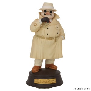 紅の豚 磁器オルゴール 飛行機服 ポルコ・ロッソ|【ぬいぐるみの