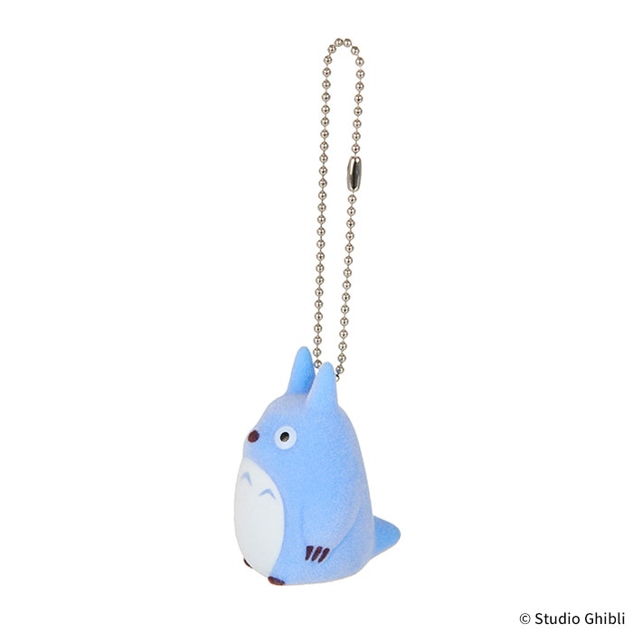 となりのトトロ フロッキングキーチェーン 中トトロ|【ぬいぐるみの