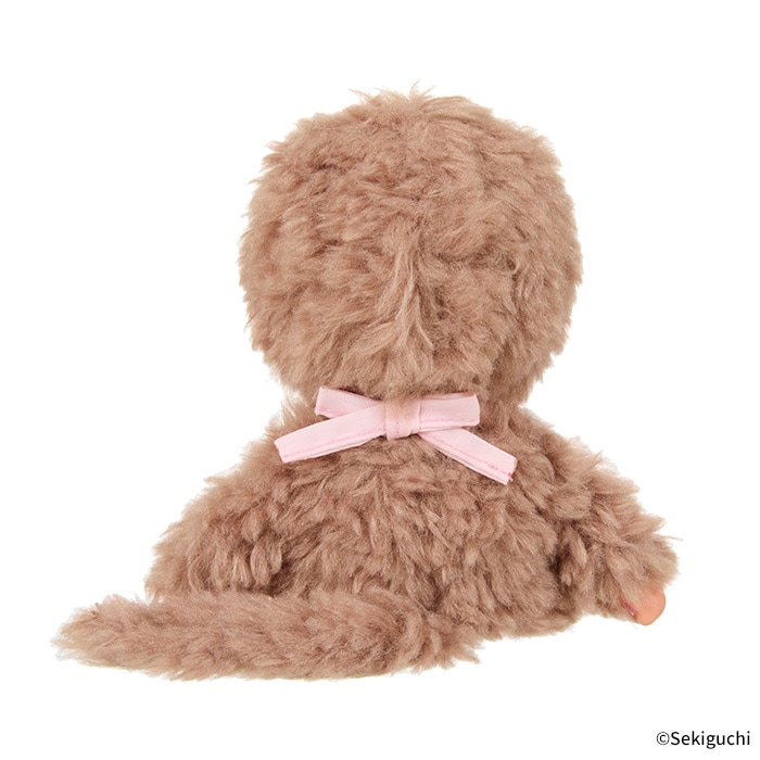 もこもこスウィートブラウン モンチッチピンク|【ぬいぐるみのセキグチ