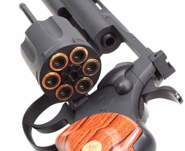 クラウン ガスリボルバー パイソン 8インチ シルバー ガスガン