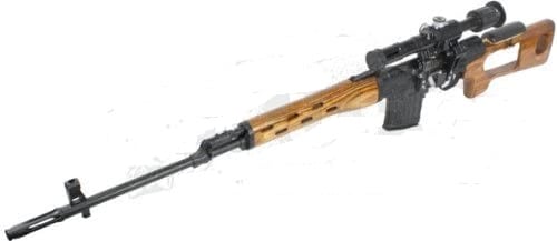 店内全品5％OFFクーポン】【送料無料対象外】A&K ドラグノフ SVD 木製