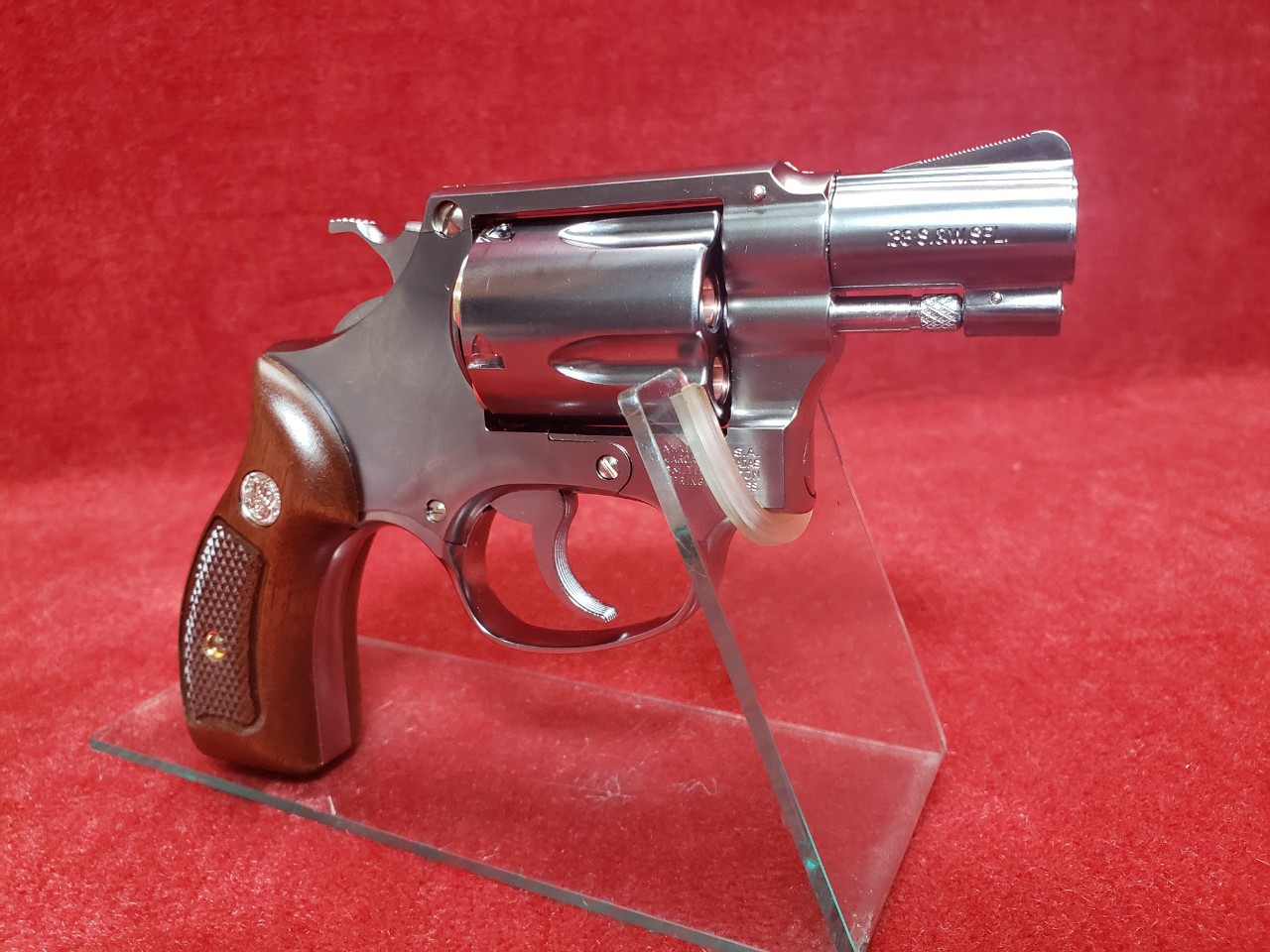 マルシン S&W M60 チーフスペシャル 2インチ シルバーABS 木製サービス