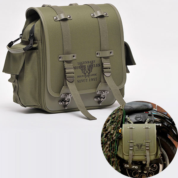 デグナー（DEGNER）ミリタリーテイストナイロンサドルバッグ NB-131