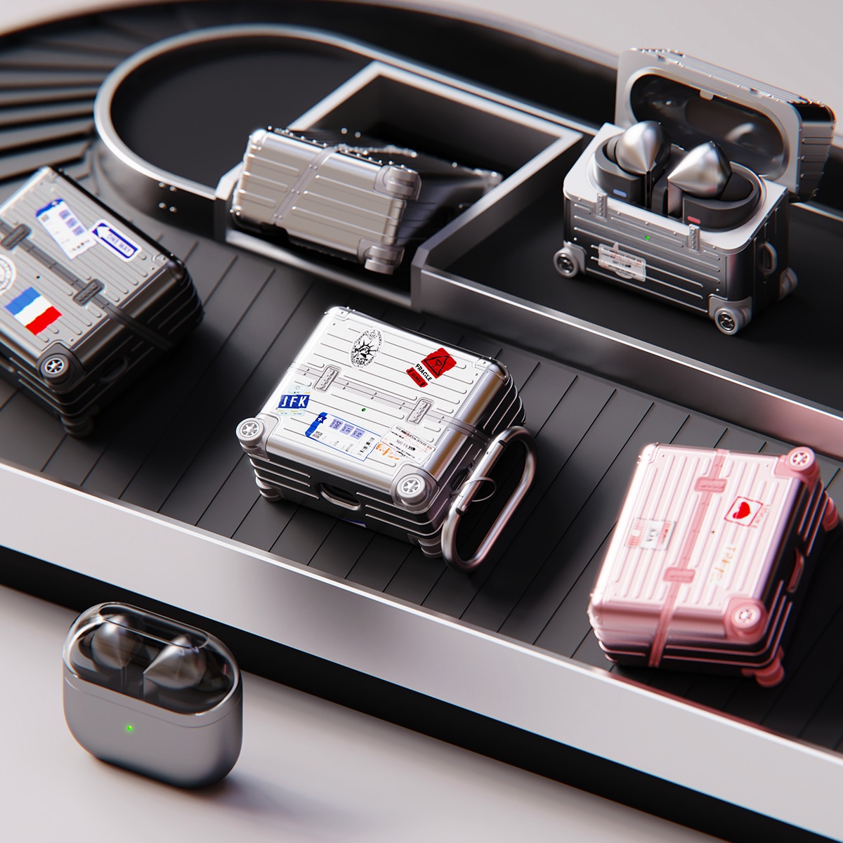 miak（ミアック） Galaxy Buds3/Buds3 Pro キャリーケースGalaxy buds3