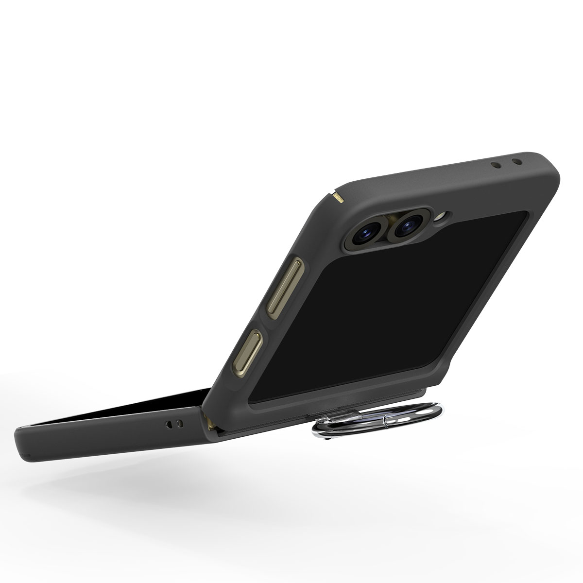 araree（アラリー） Galaxy Z Flip6 ケース メタルリング付き Aero