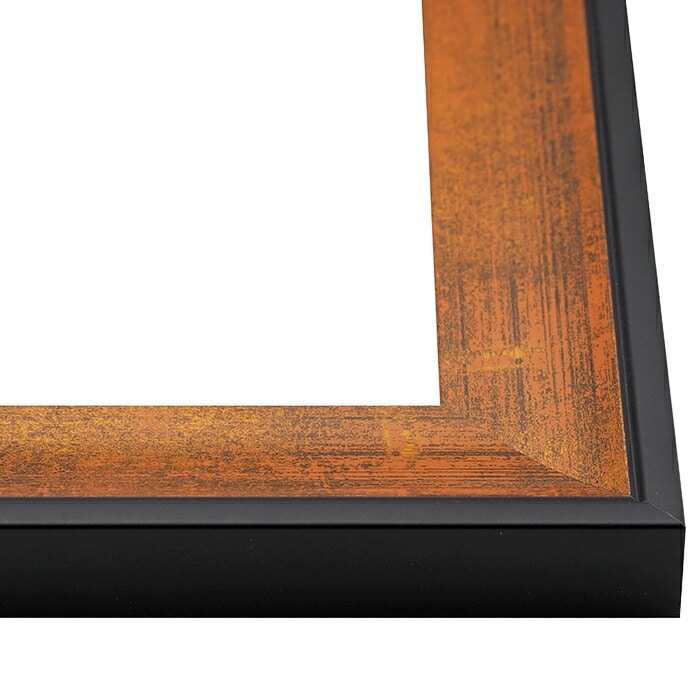 横長額縁 GR-1903 700×400mm シルバー/ブラウン 前面UVカットアクリル