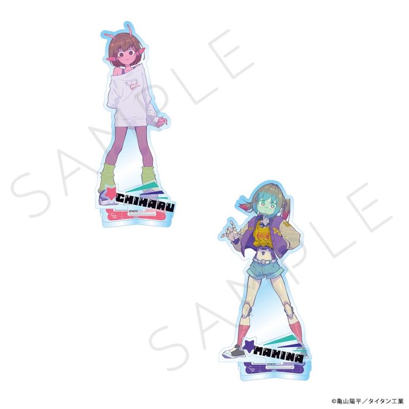 アニメ「銀河特急 ミルキー☆サブウェイ」 TシャツA（チハル・マキナ